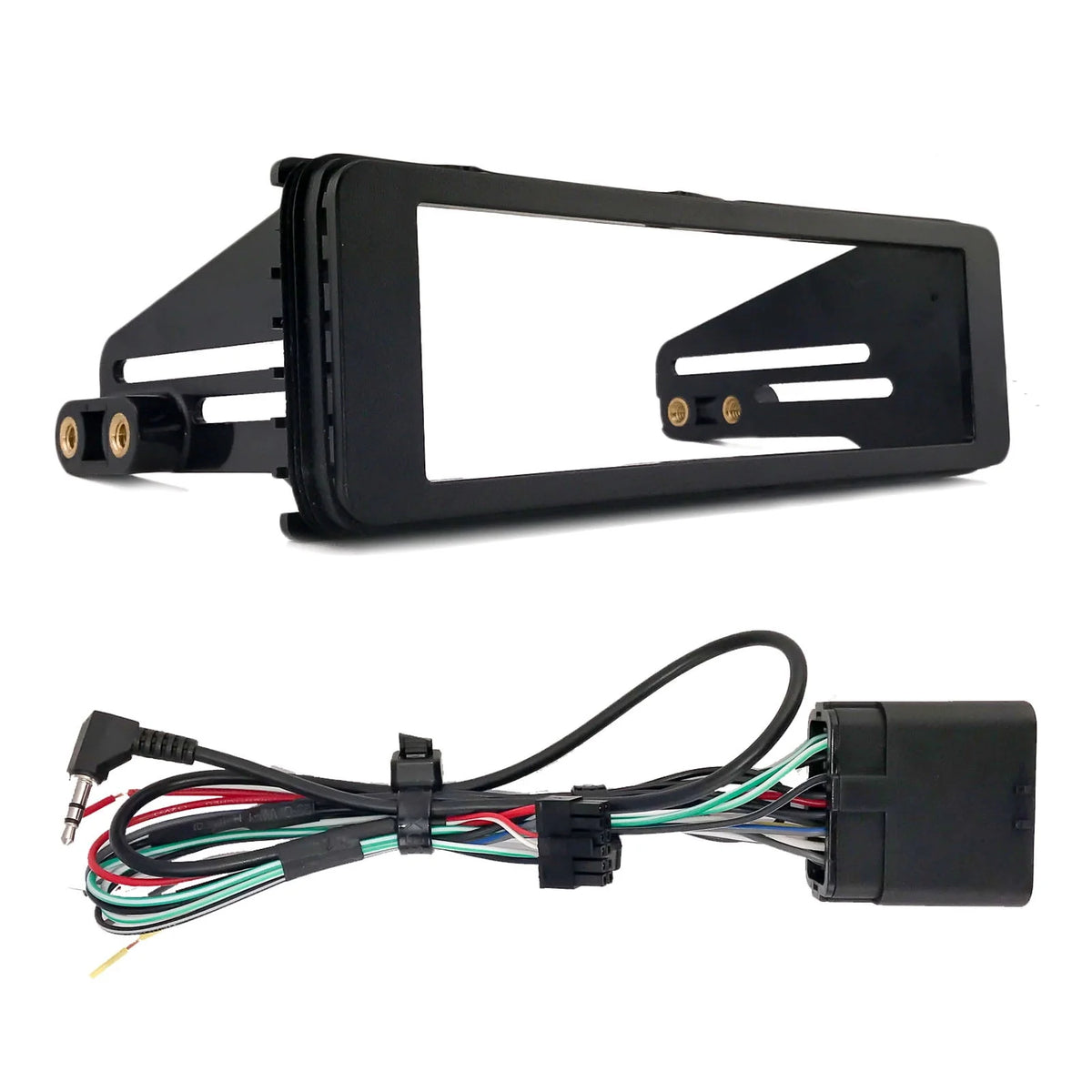 Single DIN Bluetooth CD Receiver with 6.5 Speakers and Install Kit S68594