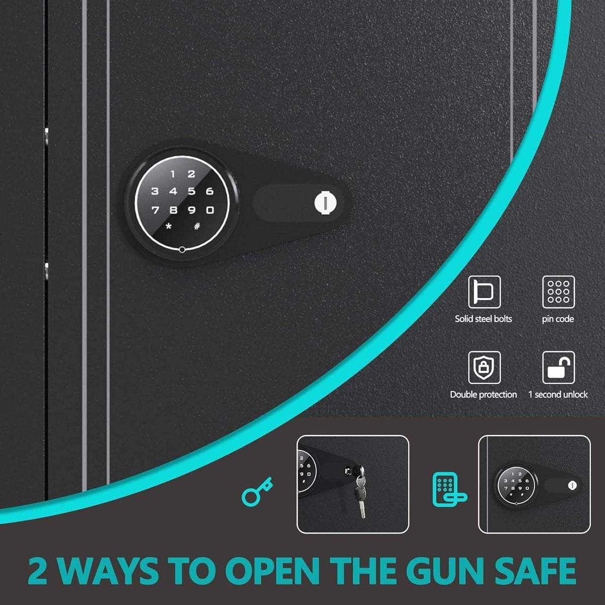 10-12 Gun Safe with Keypad G83559