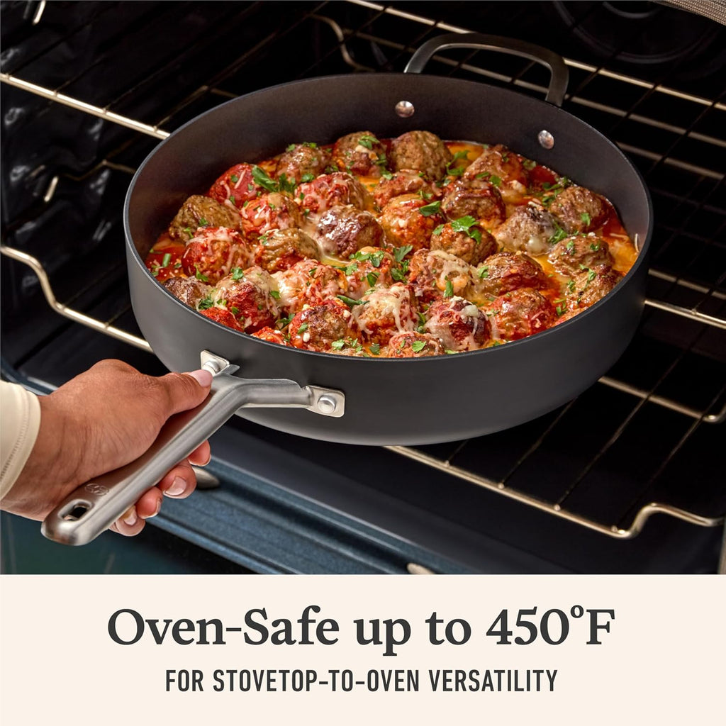 Hard-Anodized Nonstick 5-Qt Sauté Pan with Lid P56968