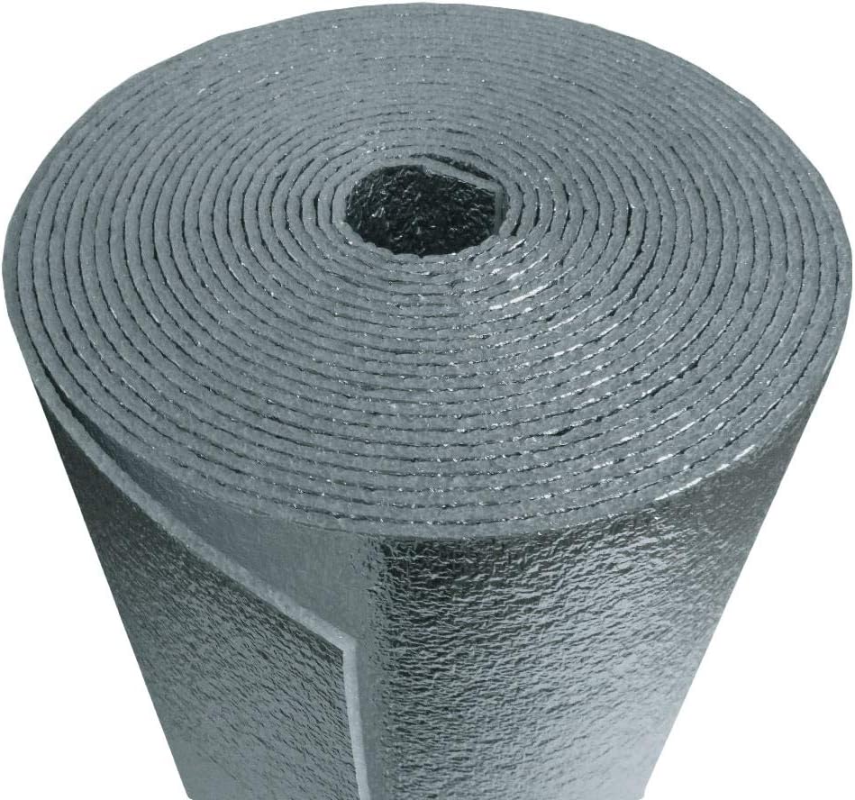 Car Insulation Kit 4' x 20' Roll 80 Sqft Sound Deadener & Heat Barrier Mat Pack of 2 Y62412
