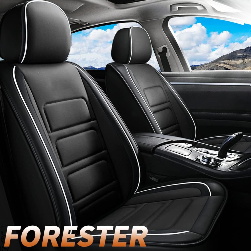 Custom Fit Full Set Waterproof Faux Leather Car Seat Covers M617626