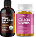 Organic Black Seed Oil Liquid + Collagen Gummies E665649