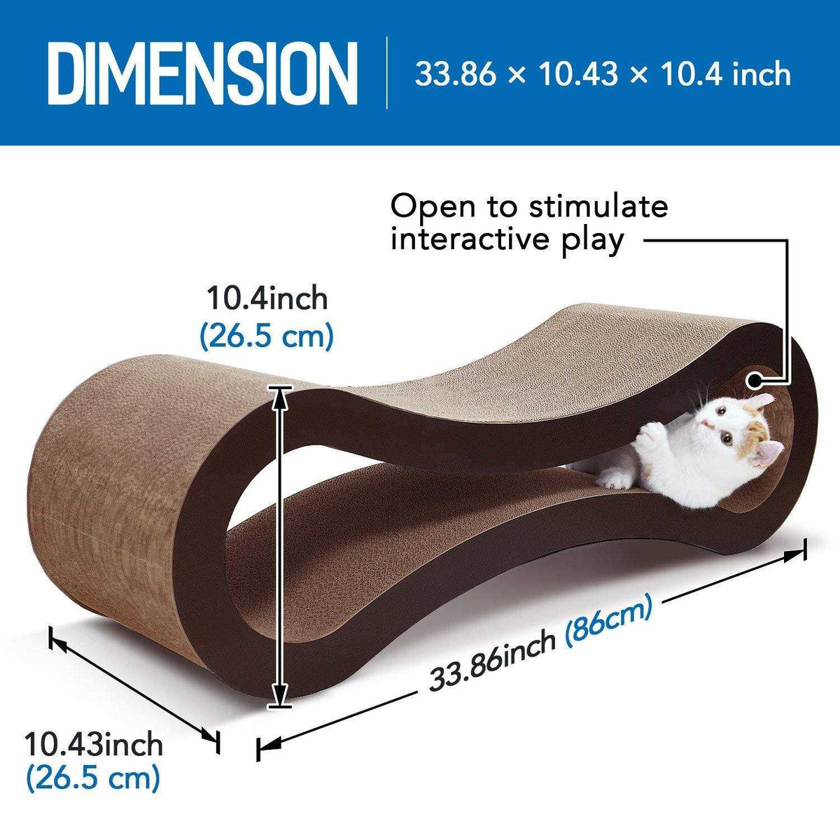 Cat Scratcher Cardboard Scratching Pad Q95467