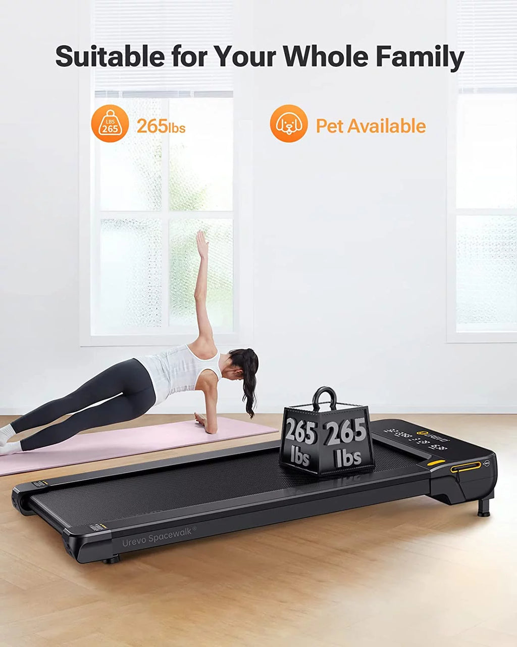 2.5 HP Treadmill with Auto Incline V7467