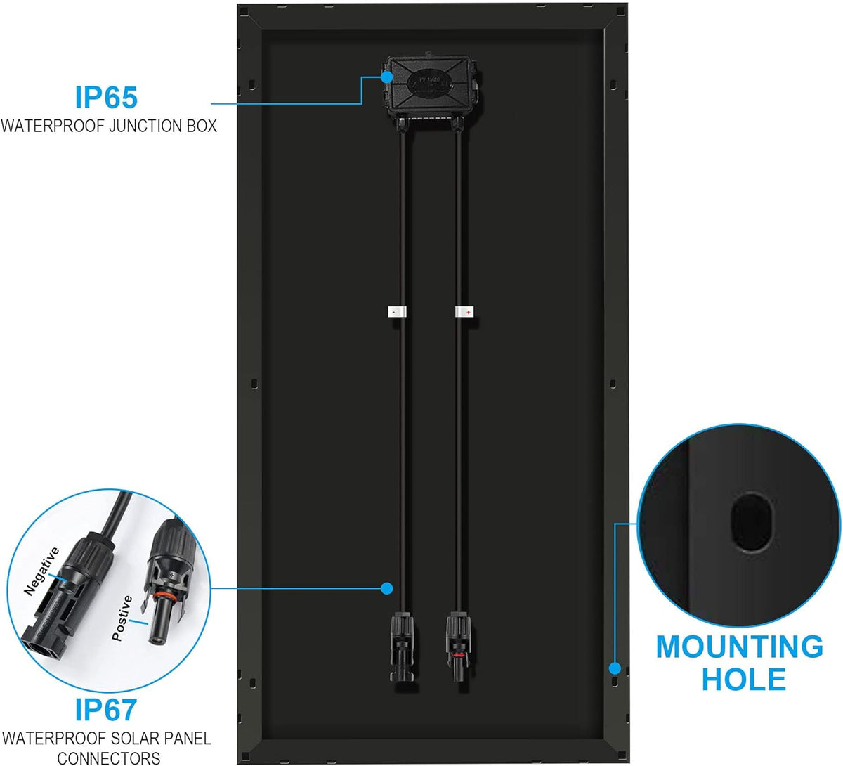 600 watt Black Mono Solar Panels T833057