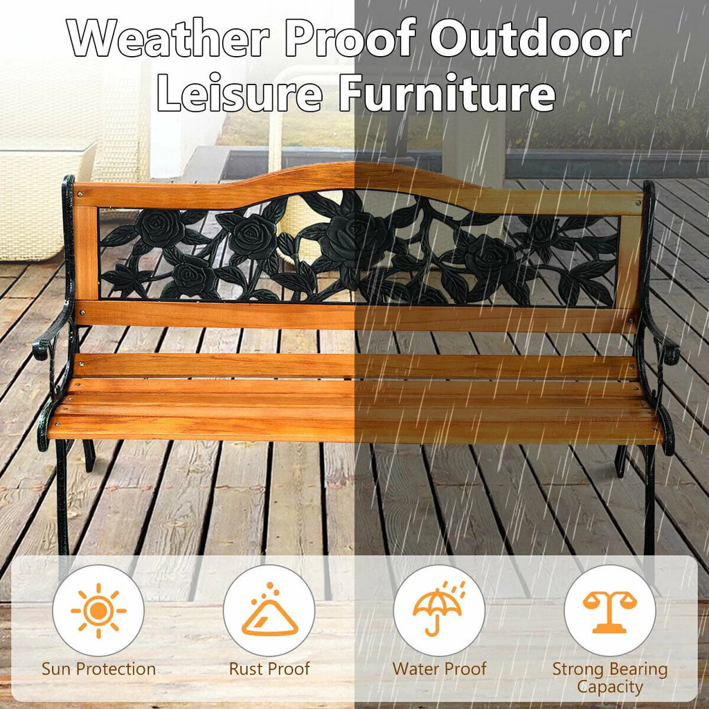 Metal Garden Bench Z91503
