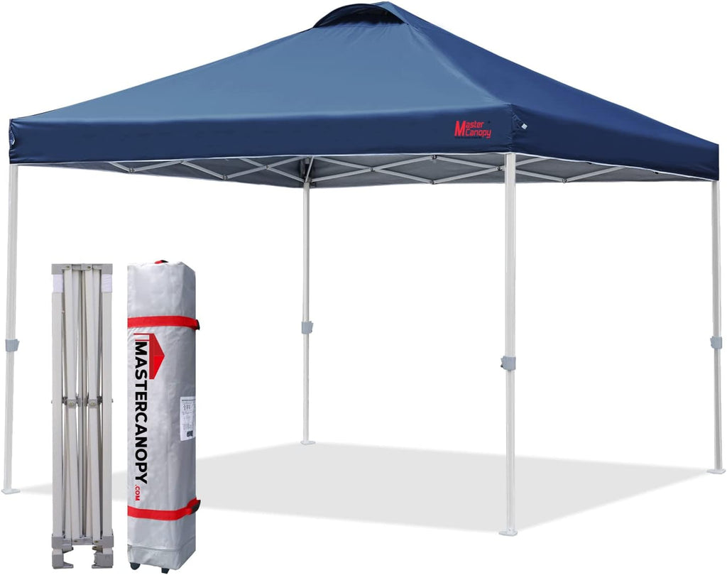 10x10 White Pop-up Canopy Tent with Roller Bag U58993