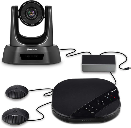 10X Optical Zoom USB PTZ Conference Camera with Expansion Microphones M45451