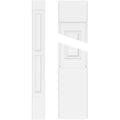 Two Equal Raised Panel PVC Pilaster with Standard Capital & Base (Pair) E85872