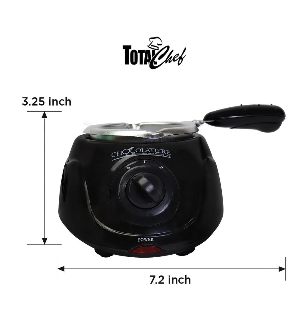 Black Chocolatiere Mini Fondue Pot and Candy-Maker Z3431