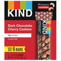 Dark Chocolate Cherry Cashew Bars Pack of 8 L195