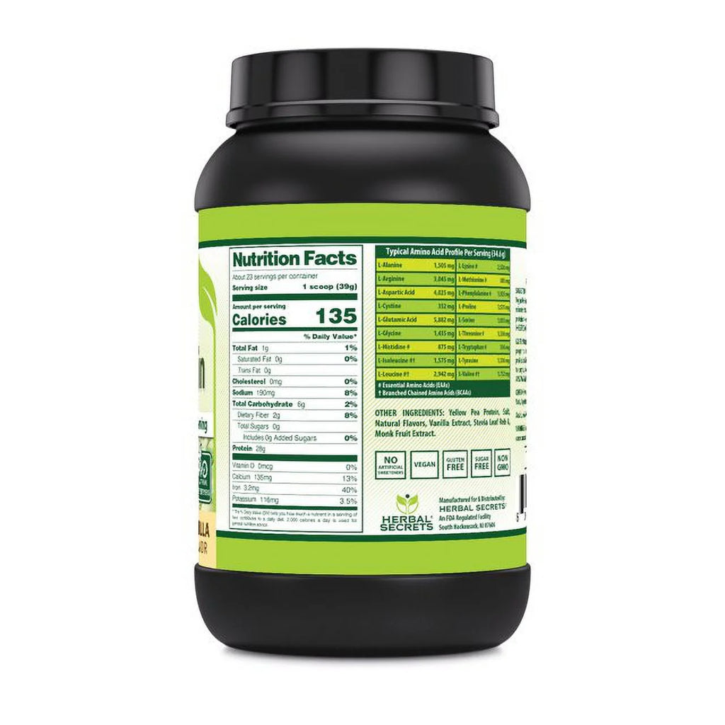 Vegan Pea Protein Powder 2 Lbs Vanilla T234