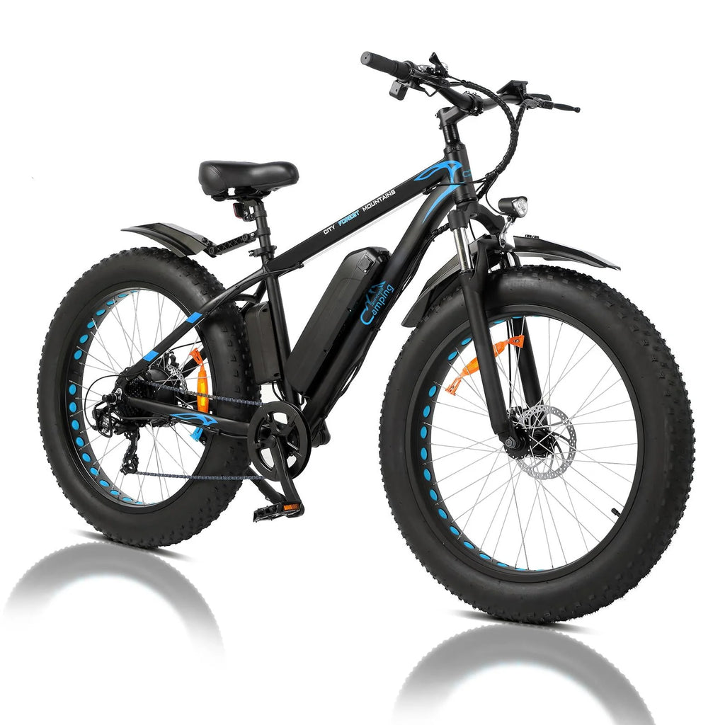 26 inch 7-Speed Electric Mountain Bicycle 500W 48V 10Ah O8102