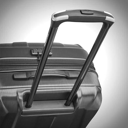Black Hardside Expandable Luggage with Spinner Wheels, Carry-On 20-Inch R567