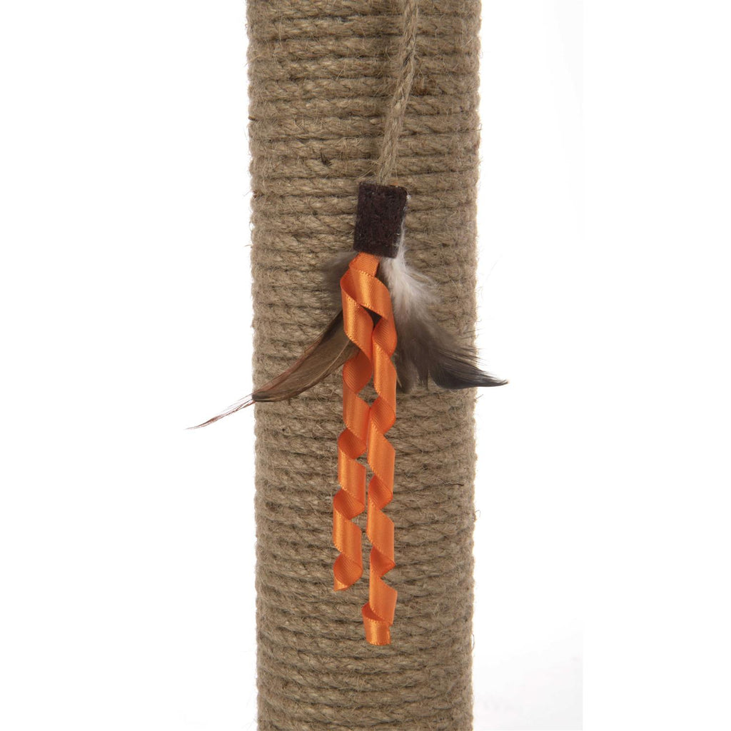 Simply Scratch Post with Feather Toy T574811