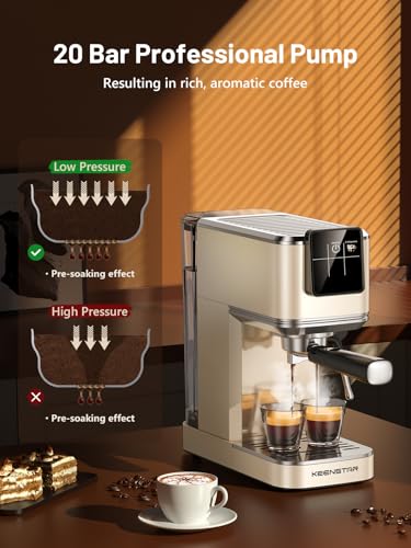 Espresso Machine with Milk Frother Steam Wand, 40oz Water Tank Z33345