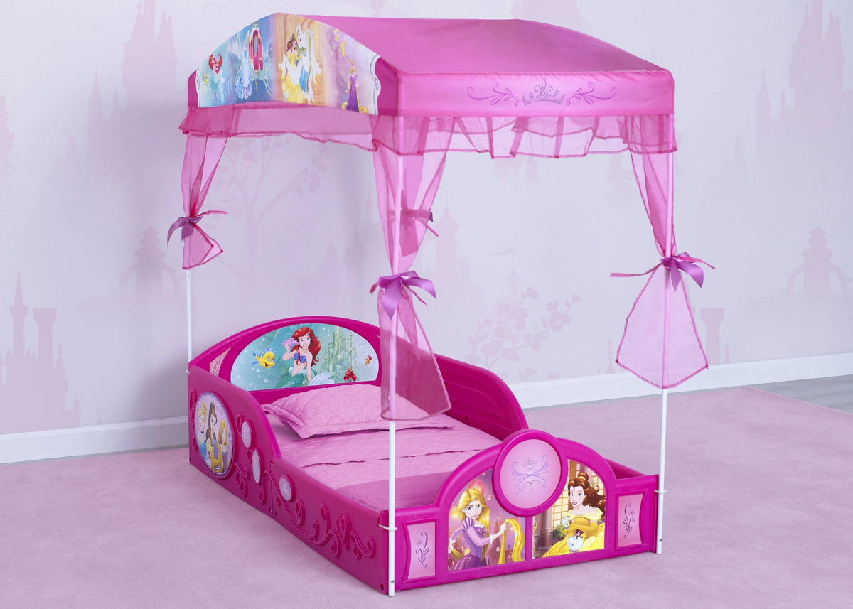 Pink Kids Plastic Storage Toddler Bed O82842