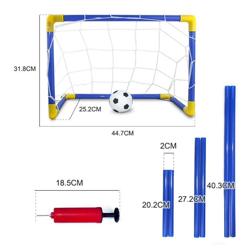 Mini Soccer Ball Goal Post Net Set I651420