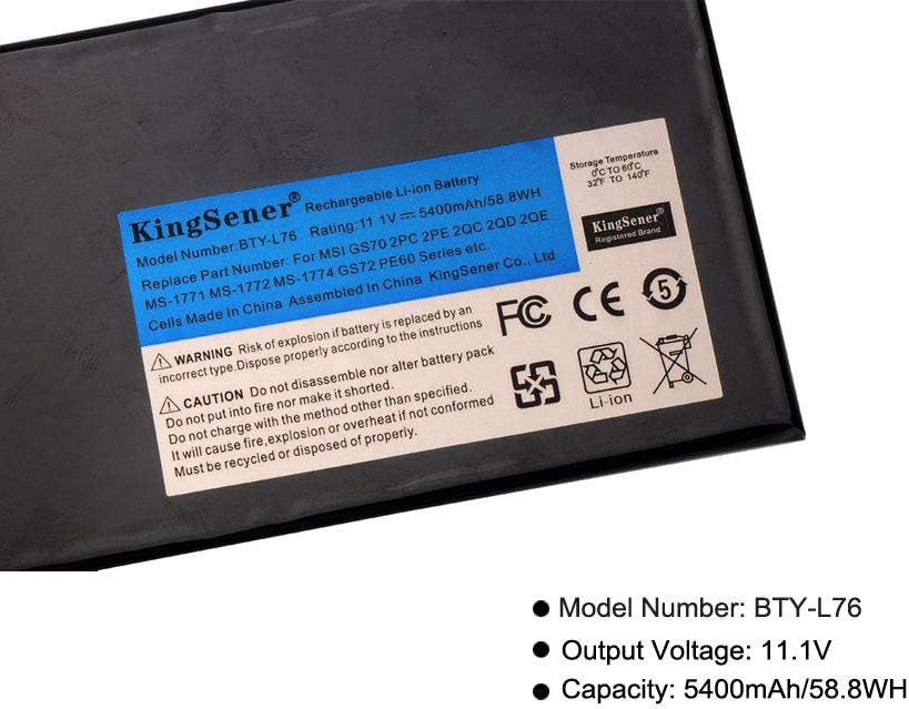 Laptop Battery 5400mAh Pack of 2 G842633
