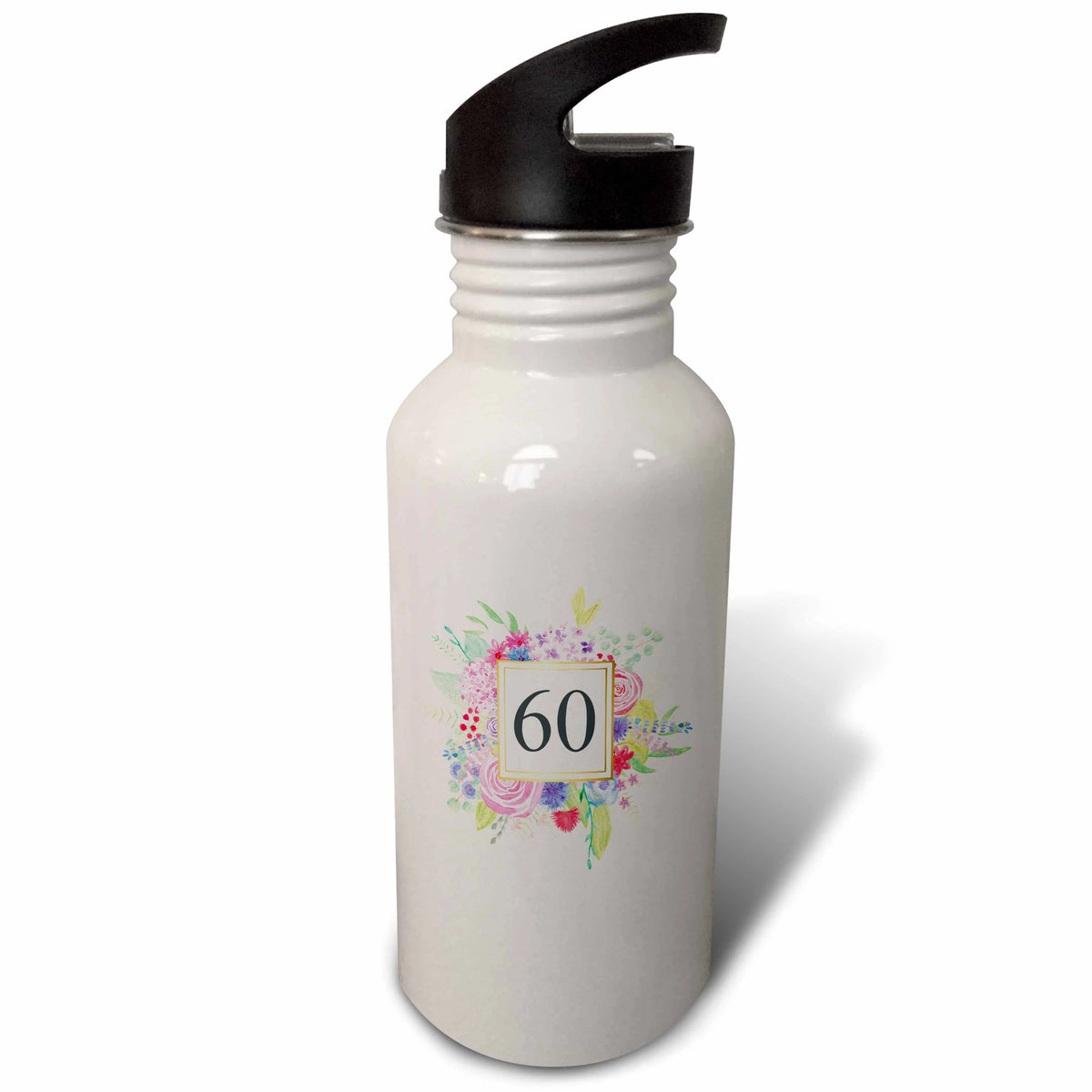60th Birthday Sports Water Bottle 21 oz V4741