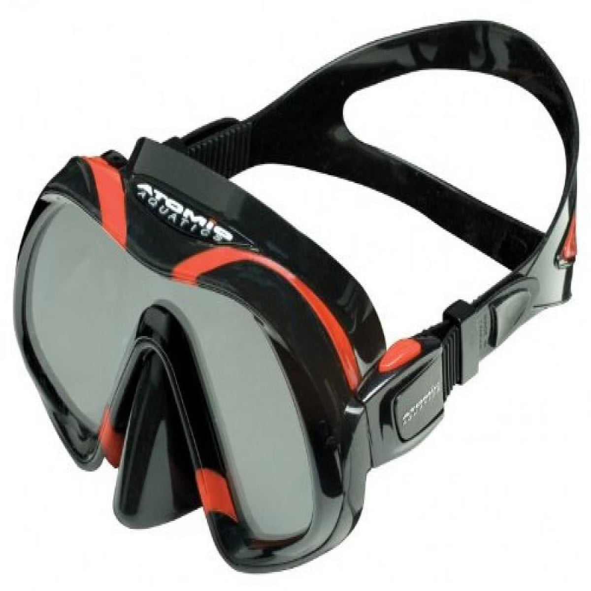 Red Panoramic View Scuba Diving Mask Q4920