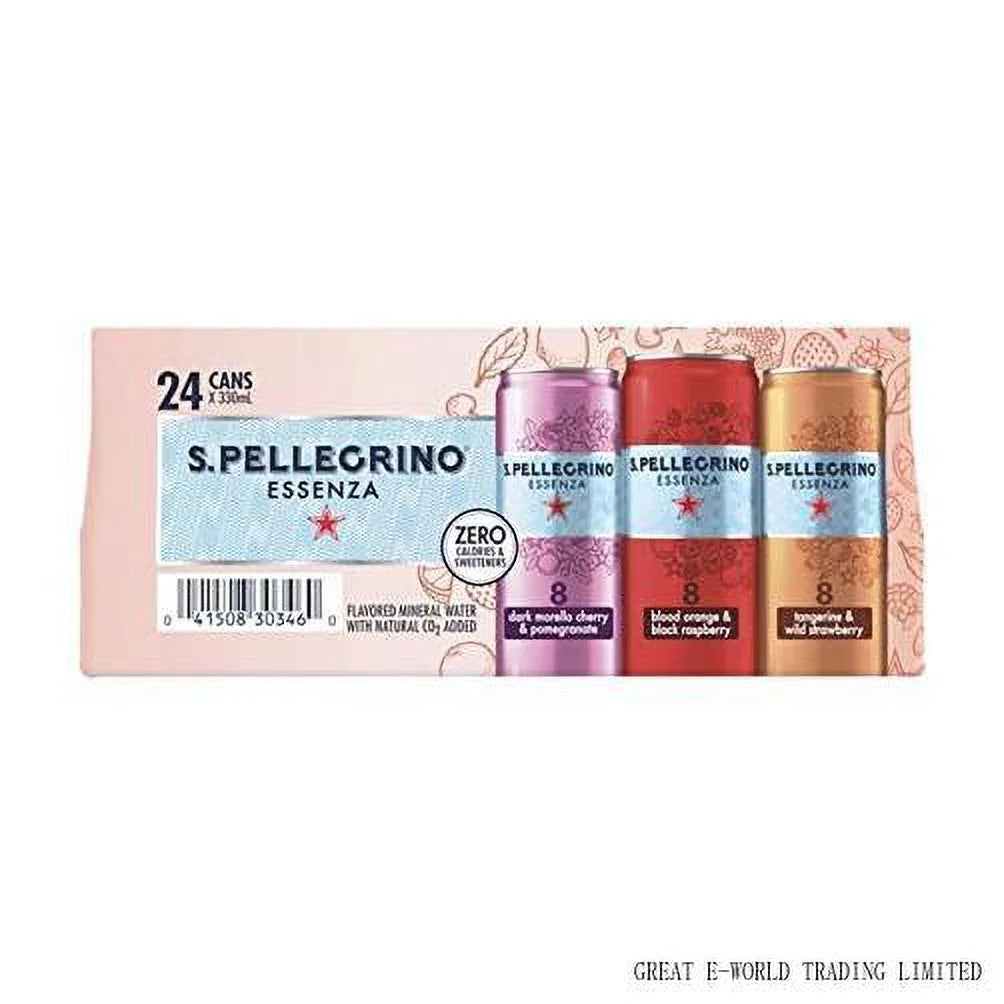 Dark Morello Cherry & Pomegranate Tangerine Wild Strawberry Blood Orange Black Raspberry 24/11.15 Oz Cans Q69411