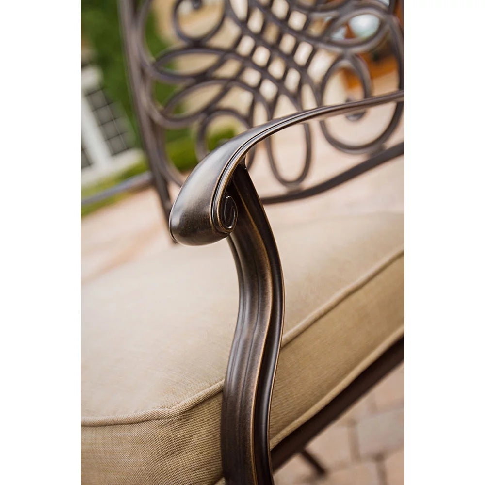 3-Piece Bistro Set with Glass-Top Table Z84387
