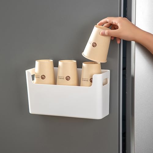 2 Pack Adhesive Over Cabinet Door Organizer Plastic Storage Containers Translucent V35245