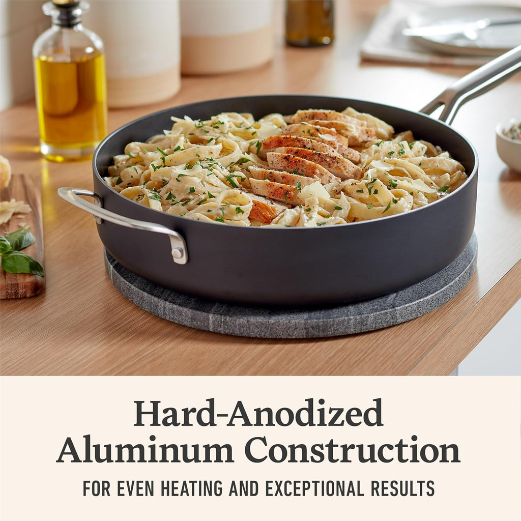 Hard-Anodized Nonstick 5-Qt Sauté Pan with Lid P56968