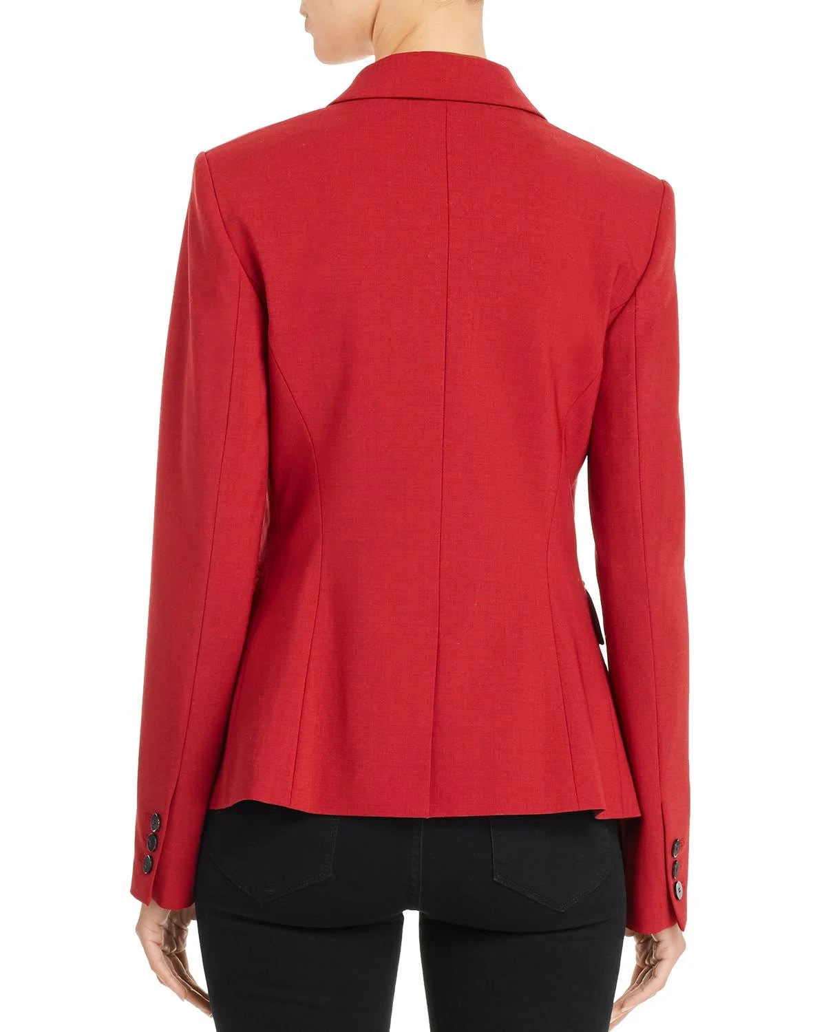 Black Wool-Blend Blazer Z63520