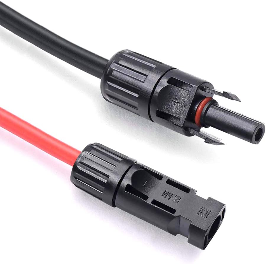 10 AWG 40 Feet Solar Extension Cable with Female and Male Connector W960
