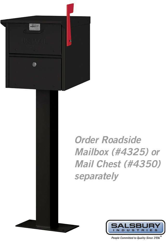 Black Bolt Mounted Standard Pedestal V112587