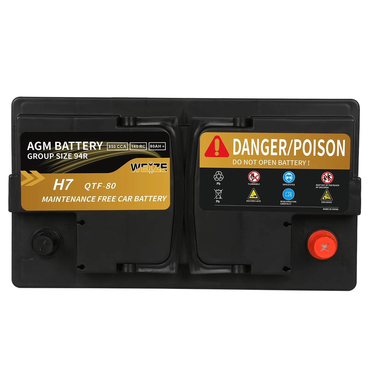 12v 70ah H6 Automotive Battery F30575