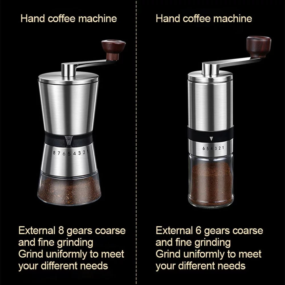 Manual Coffee Grinder Stainless Steel 6 Gears Adjustable W53975