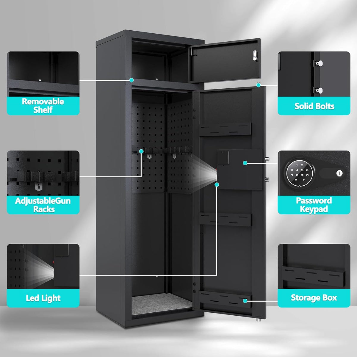10-12 Gun Safe with Keypad G83559