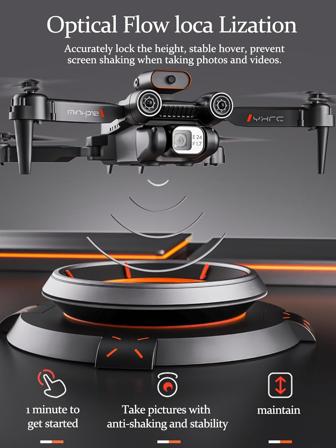1080P HD FPV Camera Drone with 2 Batteries C713