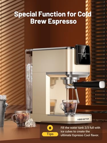 Espresso Machine with Milk Frother Steam Wand, 40oz Water Tank Z33345