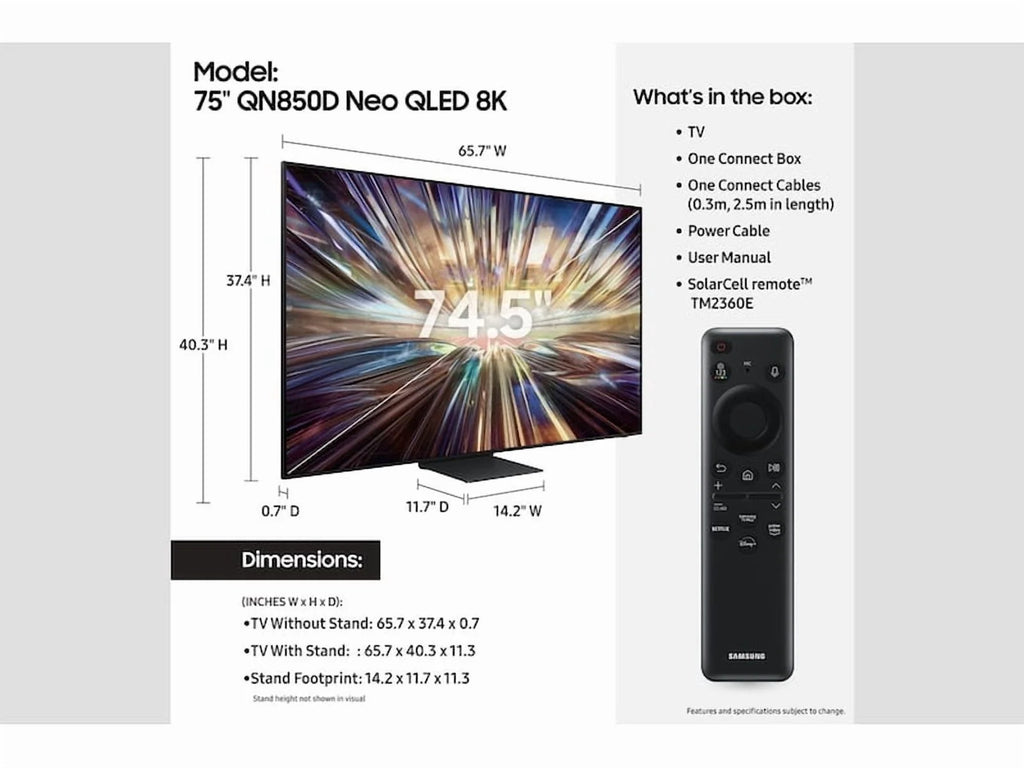 75" Neo QLED 8K TV C36874