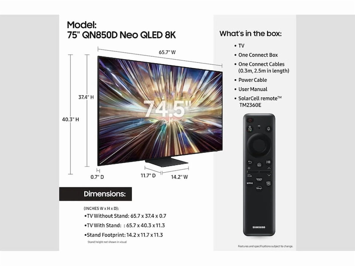 75" Neo QLED 8K TV C36874