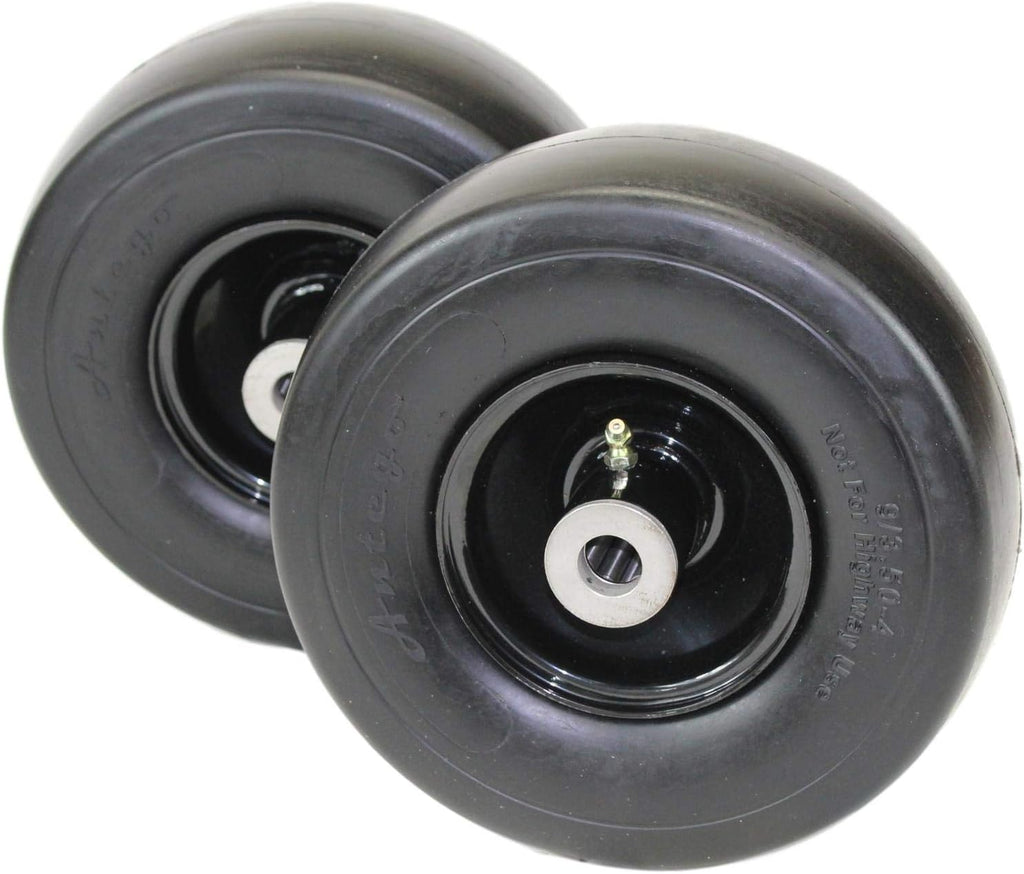 9x3.50-4 Flat Free Tire Assemblies Set of 2 D958