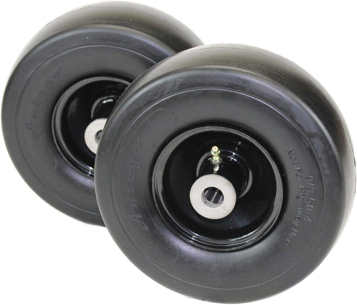 9x3.50-4 Flat Free Tire Assemblies Set of 2 D958