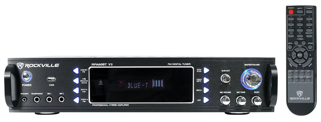 1000w Bluetooth Receiver with 4 In-Ceiling 6.5" Speakers U407306