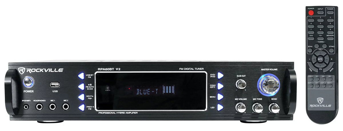 1000w Bluetooth Receiver with 4 In-Ceiling 6.5" Speakers U407306