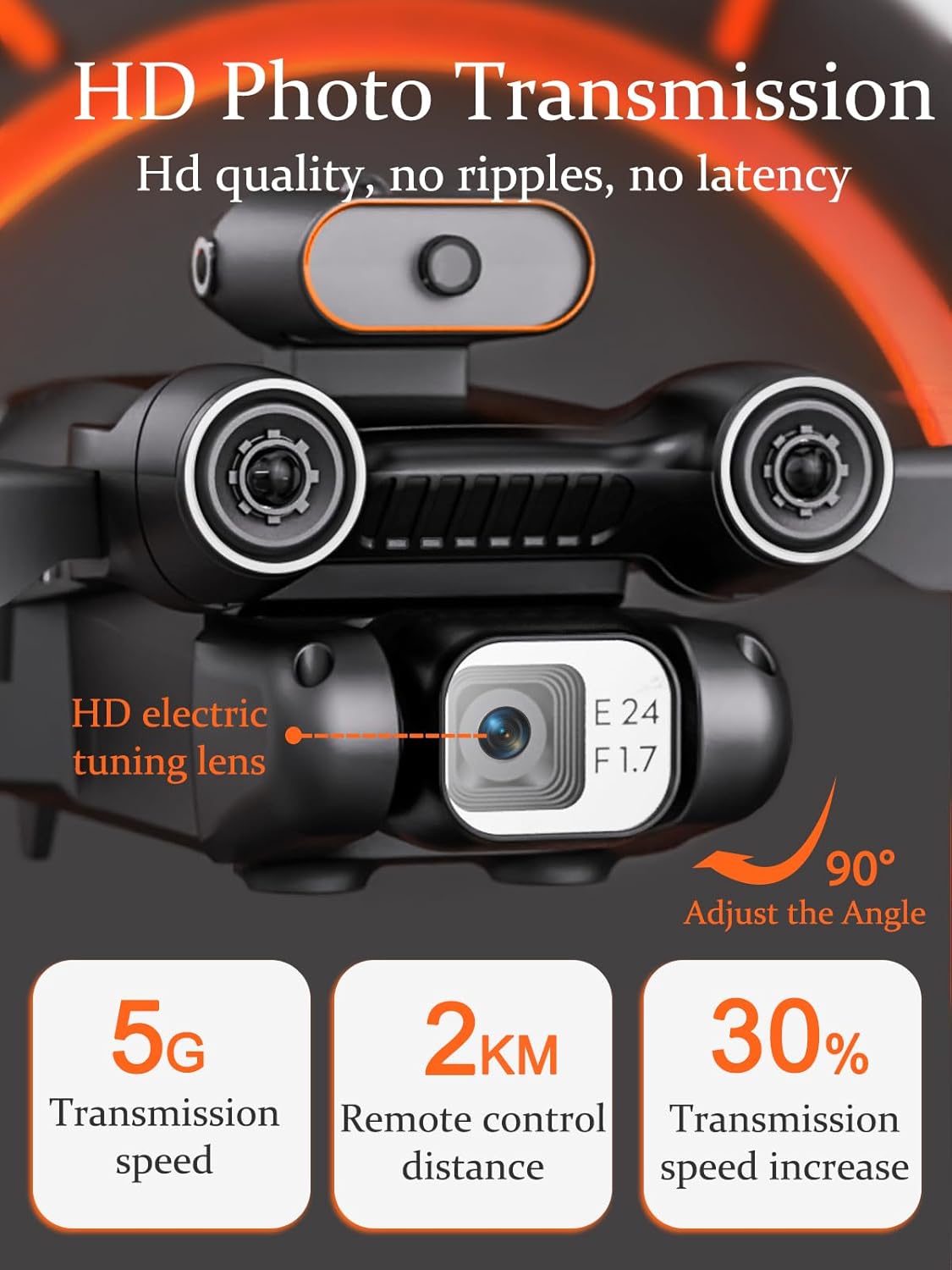 1080P HD FPV Camera Drone with 2 Batteries C713