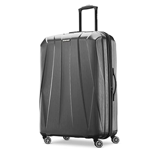 Black Hardside Expandable Luggage with Spinner Wheels, Carry-On 20-Inch R567