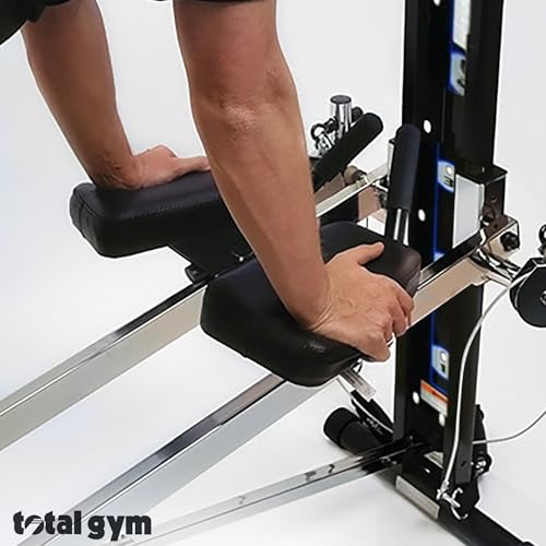 Total Body Training Home Gym Workout Machine with Squat Stand, Leg Pull, 2 Ankle Cuffs, and Exercise Chart I501