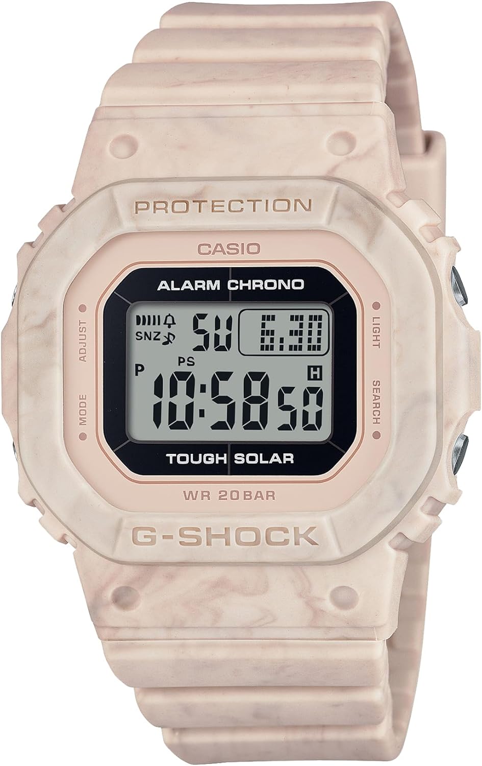 Pink Tough Solar Wristwatch E6876