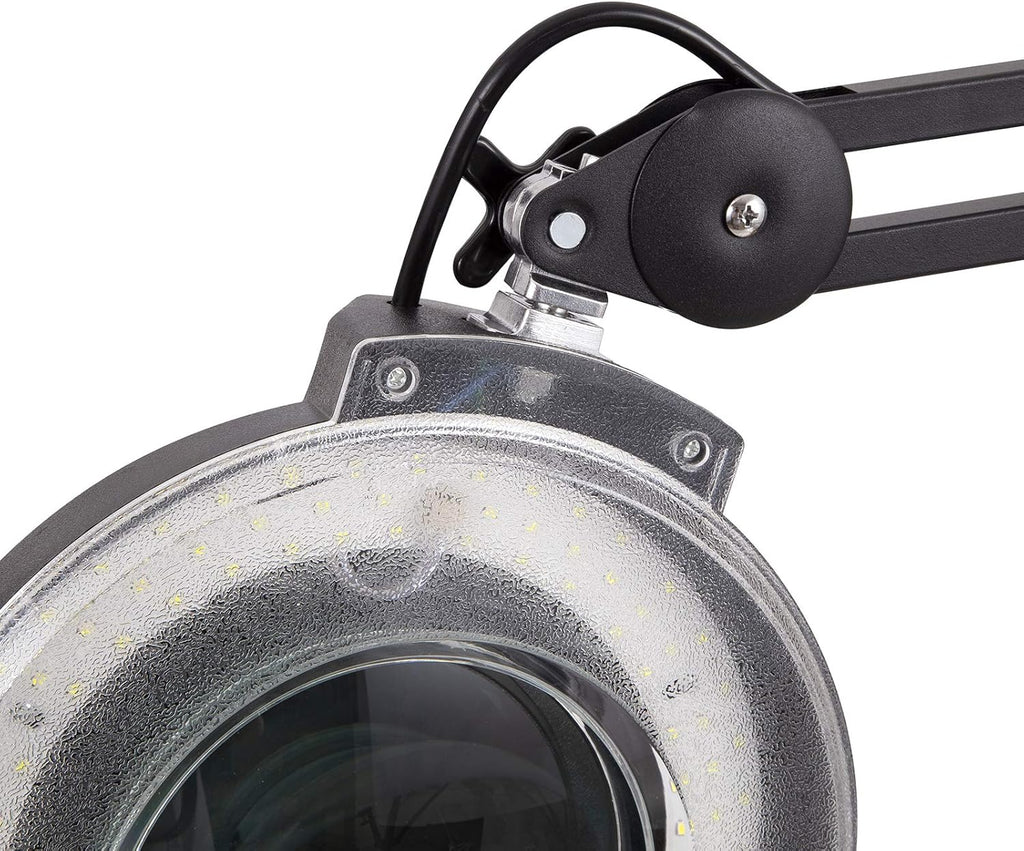 8x Magnifying Glass Architect Lamp with Desk Clamp Mount N530