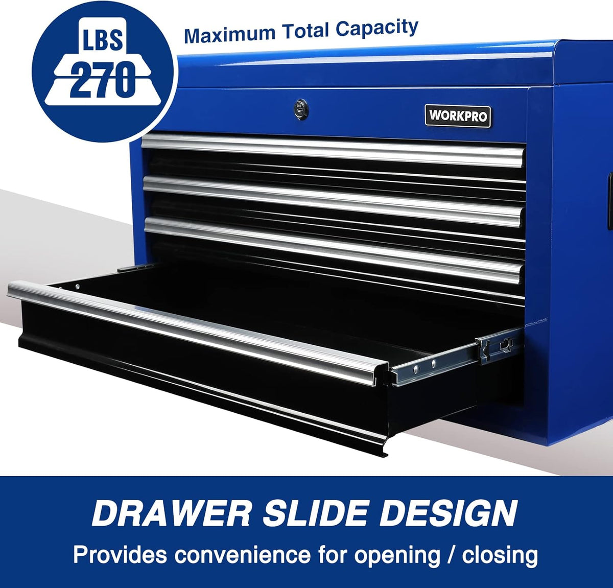 4-Drawer Metal Tool Chest with Locking System N970405