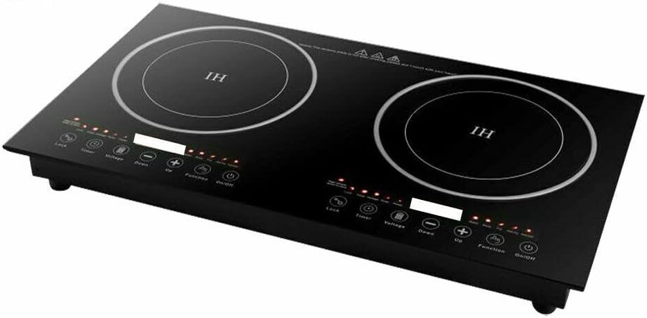 Dual Induction Cooktop 2400W Portable Electric Stove Burner Hot Plate R94030